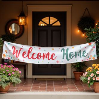 Custom printed banner