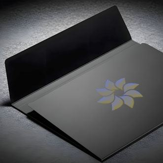 Custom printed pocket folder